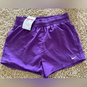 Nike Women's Vibrant Purple Athletic Shorts